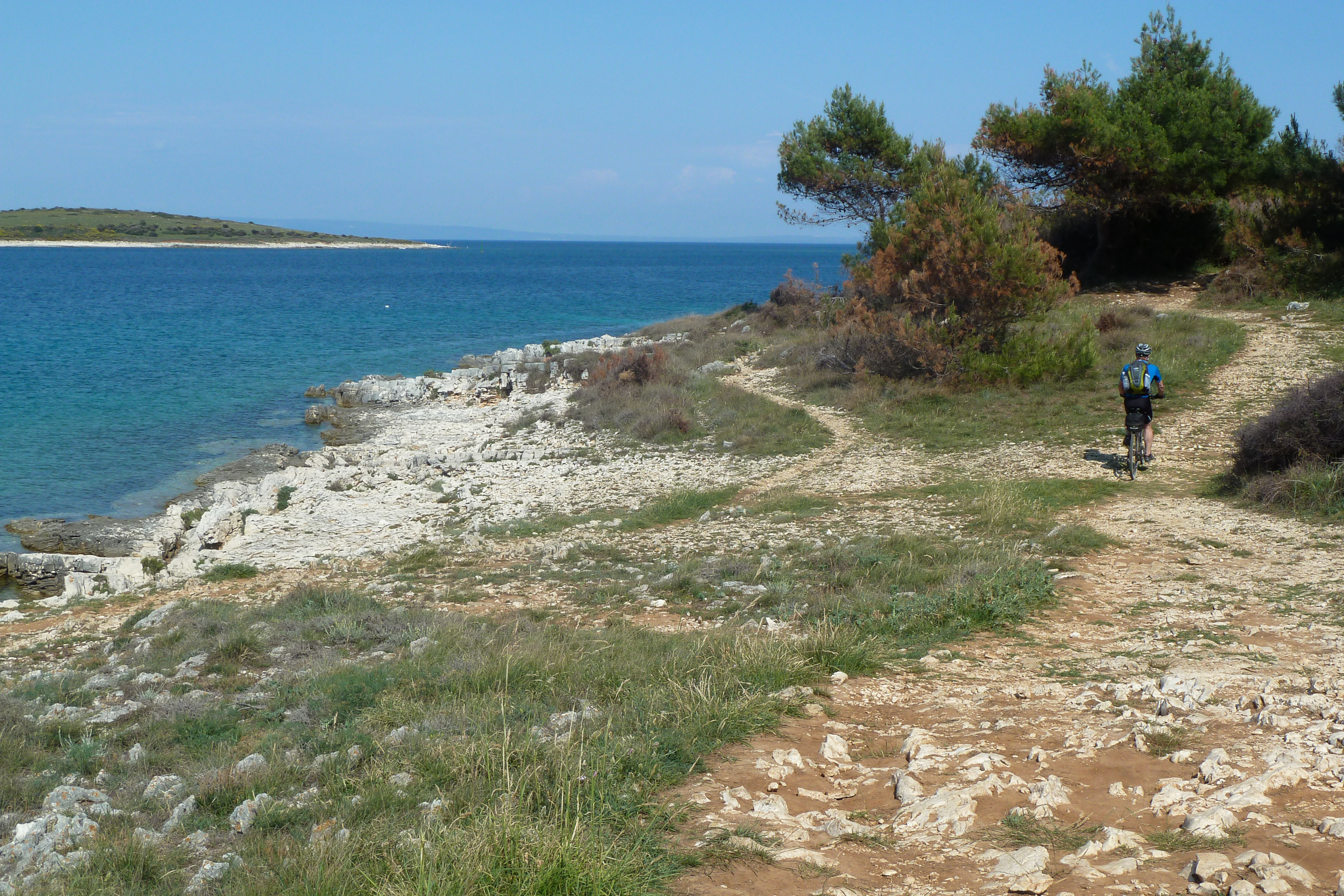 Auf dem Küstenweg zur Halbinsel Kamenjak